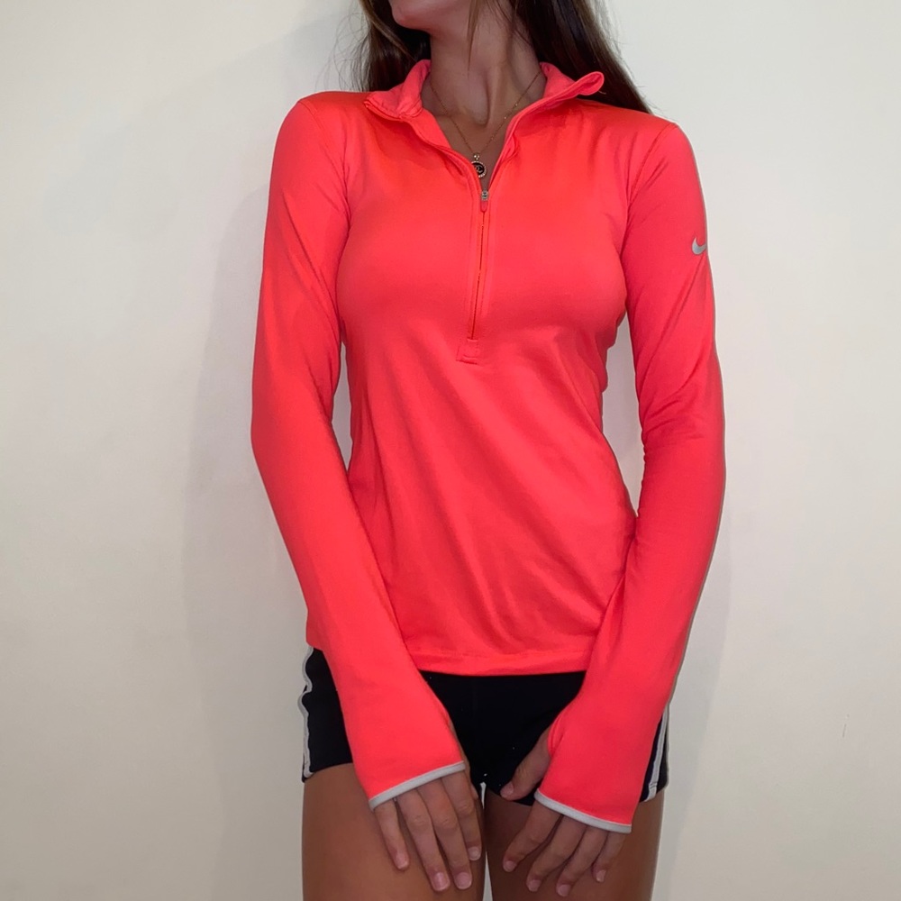 Nike QuarterZip Long Sleeve Workout Top